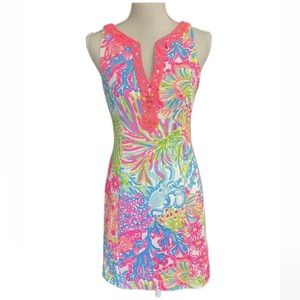 Lilly Pulitzer Lovers Coral Ryder Shift Dress